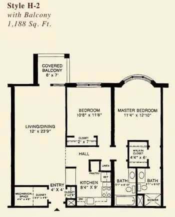 Floorplan of Waverly Heights, Assisted Living, Nursing Home, Independent Living, CCRC, Gladwyne, PA 7