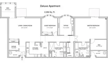 Floorplan of Waverly Heights, Assisted Living, Nursing Home, Independent Living, CCRC, Gladwyne, PA 16