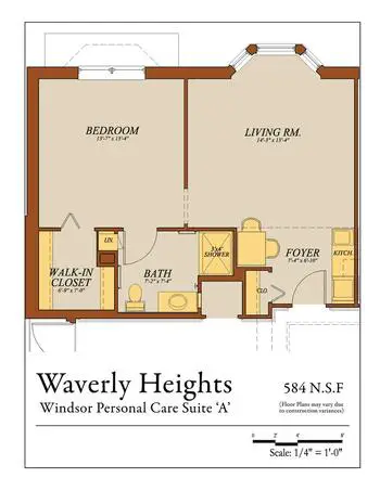 Floorplan of Waverly Heights, Assisted Living, Nursing Home, Independent Living, CCRC, Gladwyne, PA 19