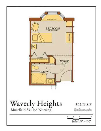 Floorplan of Waverly Heights, Assisted Living, Nursing Home, Independent Living, CCRC, Gladwyne, PA 20