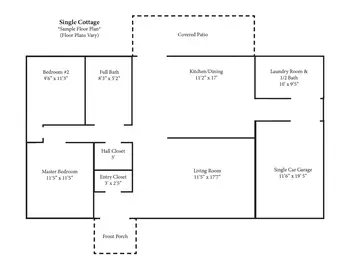 Floorplan of Arbutus Park Retirement Community, Assisted Living, Nursing Home, Independent Living, CCRC, Johnstown, PA 9