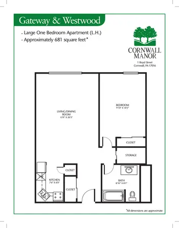 Floorplan of Cornwall Manor, Assisted Living, Nursing Home, Independent Living, CCRC, Cornwall, PA 6