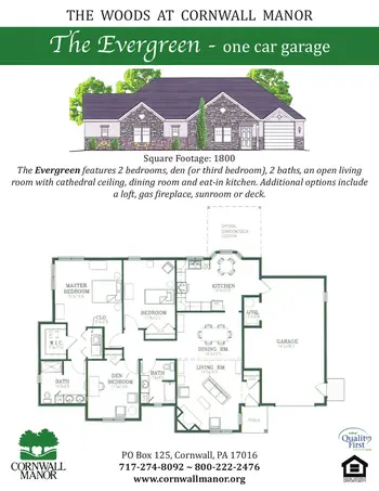Floorplan of Cornwall Manor, Assisted Living, Nursing Home, Independent Living, CCRC, Cornwall, PA 16