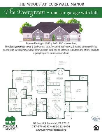 Floorplan of Cornwall Manor, Assisted Living, Nursing Home, Independent Living, CCRC, Cornwall, PA 15