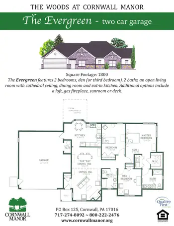 Floorplan of Cornwall Manor, Assisted Living, Nursing Home, Independent Living, CCRC, Cornwall, PA 17