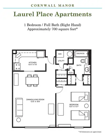 Floorplan of Cornwall Manor, Assisted Living, Nursing Home, Independent Living, CCRC, Cornwall, PA 19