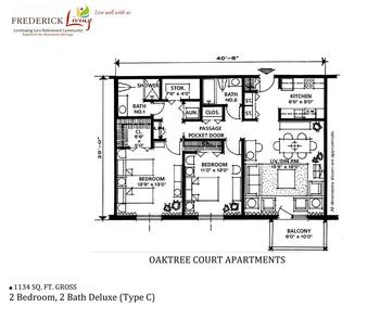 Floorplan of Frederick Living, Assisted Living, Nursing Home, Independent Living, CCRC, Frederick, PA 6