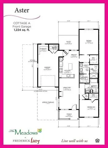 Floorplan of Frederick Living, Assisted Living, Nursing Home, Independent Living, CCRC, Frederick, PA 18