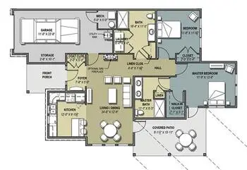 Floorplan of Menno Haven, Assisted Living, Nursing Home, Independent Living, CCRC, Chambersburg, PA 2