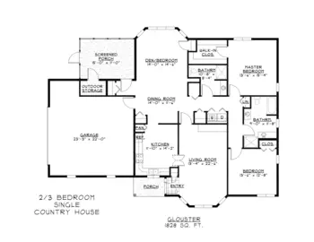 Floorplan of Nottingham Village, Assisted Living, Nursing Home, Independent Living, CCRC, Northumberland, PA 8