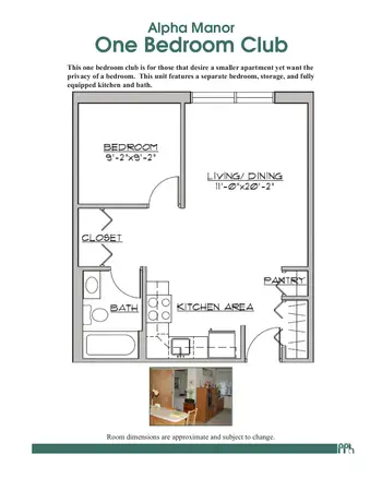 Floorplan of Philadelphia Protestant Home, Assisted Living, Nursing Home, Independent Living, CCRC, Philadelphia, PA 4