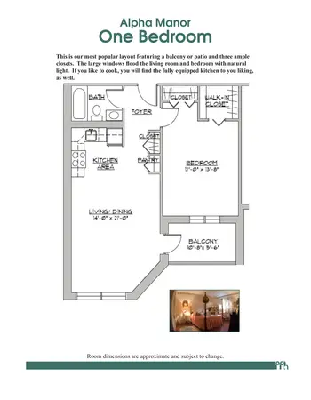 Floorplan of Philadelphia Protestant Home, Assisted Living, Nursing Home, Independent Living, CCRC, Philadelphia, PA 6