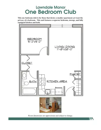Floorplan of Philadelphia Protestant Home, Assisted Living, Nursing Home, Independent Living, CCRC, Philadelphia, PA 8