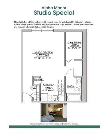 Floorplan of Philadelphia Protestant Home, Assisted Living, Nursing Home, Independent Living, CCRC, Philadelphia, PA 10