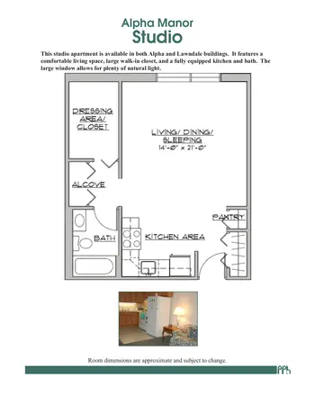 Floorplan of Philadelphia Protestant Home, Assisted Living, Nursing Home, Independent Living, CCRC, Philadelphia, PA 11