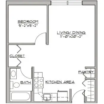 Floorplan of Philadelphia Protestant Home, Assisted Living, Nursing Home, Independent Living, CCRC, Philadelphia, PA 1