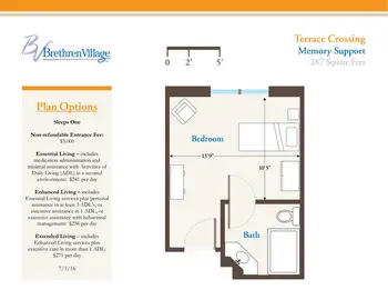 Floorplan of Brethren Village, Assisted Living, Nursing Home, Independent Living, CCRC, Lancaster, PA 3
