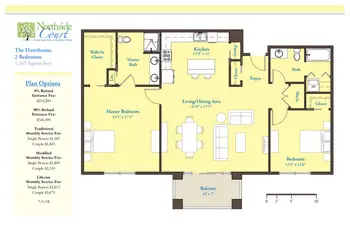 Floorplan of Brethren Village, Assisted Living, Nursing Home, Independent Living, CCRC, Lancaster, PA 8