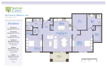 Floorplan of Brethren Village, Assisted Living, Nursing Home, Independent Living, CCRC, Lancaster, PA 10