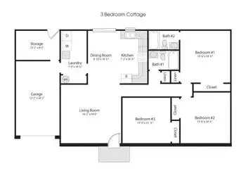 Floorplan of Calvary Homes, Assisted Living, Nursing Home, Independent Living, CCRC, Lancaster, PA 3