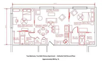 Floorplan of Calvary Homes, Assisted Living, Nursing Home, Independent Living, CCRC, Lancaster, PA 1