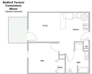 Floorplan of Chapel Pointe, Assisted Living, Nursing Home, Independent Living, CCRC, Carlisle, PA 1