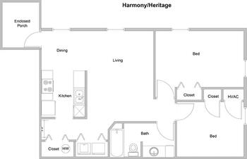 Floorplan of Chapel Pointe, Assisted Living, Nursing Home, Independent Living, CCRC, Carlisle, PA 5