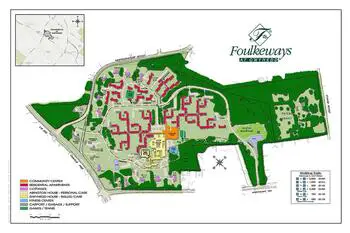 Campus Map of Foulkeways at Gwynedd, Assisted Living, Memory Care, Nursing Home, Independent Living, CCRC, Gwynedd, PA 1