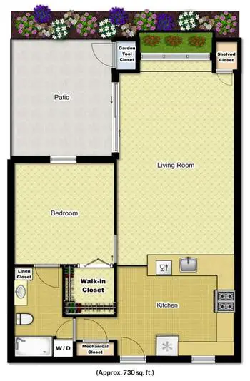 Floorplan of Foulkeways at Gwynedd, Assisted Living, Memory Care, Nursing Home, Independent Living, CCRC, Gwynedd, PA 6