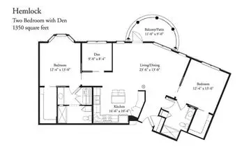 Floorplan of Foxdale Village, Assisted Living, Nursing Home, Independent Living, CCRC, State College, PA 3