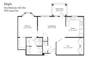 Floorplan of Foxdale Village, Assisted Living, Nursing Home, Independent Living, CCRC, State College, PA 4