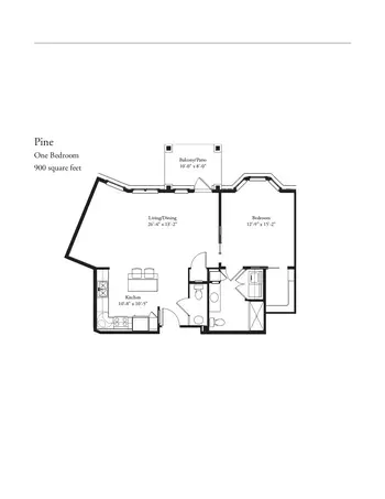 Floorplan of Foxdale Village, Assisted Living, Nursing Home, Independent Living, CCRC, State College, PA 19