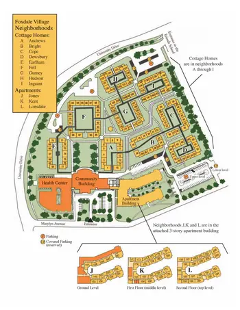 Floorplan of Foxdale Village, Assisted Living, Nursing Home, Independent Living, CCRC, State College, PA 20