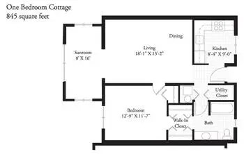 Floorplan of Foxdale Village, Assisted Living, Nursing Home, Independent Living, CCRC, State College, PA 8