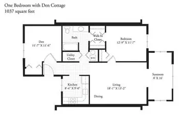 Floorplan of Foxdale Village, Assisted Living, Nursing Home, Independent Living, CCRC, State College, PA 10