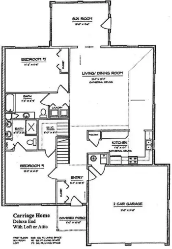Floorplan of Garden Spot Village, Assisted Living, Nursing Home, Independent Living, CCRC, New Holland, PA 5