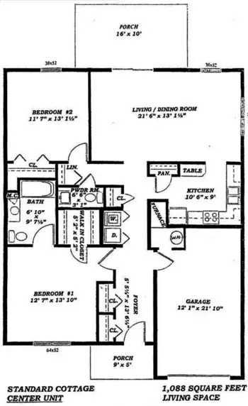 Floorplan of Garden Spot Village, Assisted Living, Nursing Home, Independent Living, CCRC, New Holland, PA 12