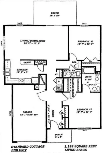 Floorplan of Garden Spot Village, Assisted Living, Nursing Home, Independent Living, CCRC, New Holland, PA 13