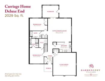 Floorplan of Garden Spot Village, Assisted Living, Nursing Home, Independent Living, CCRC, New Holland, PA 16