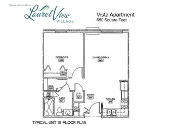 Floorplan of Laurel View Village, Assisted Living, Nursing Home, Independent Living, CCRC, Davidsville, PA 4