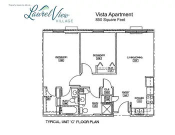 Floorplan of Laurel View Village, Assisted Living, Nursing Home, Independent Living, CCRC, Davidsville, PA 5