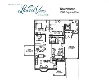 Floorplan of Laurel View Village, Assisted Living, Nursing Home, Independent Living, CCRC, Davidsville, PA 8