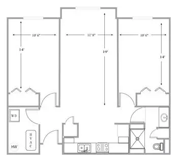 Floorplan of Londonderry Village, Assisted Living, Nursing Home, Independent Living, CCRC, Palmyra, PA 2