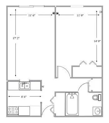Floorplan of Londonderry Village, Assisted Living, Nursing Home, Independent Living, CCRC, Palmyra, PA 8