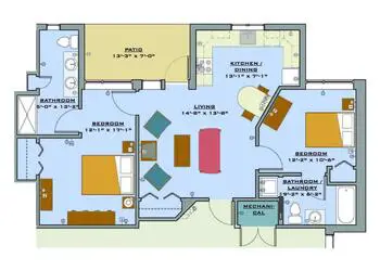 Floorplan of Londonderry Village, Assisted Living, Nursing Home, Independent Living, CCRC, Palmyra, PA 13