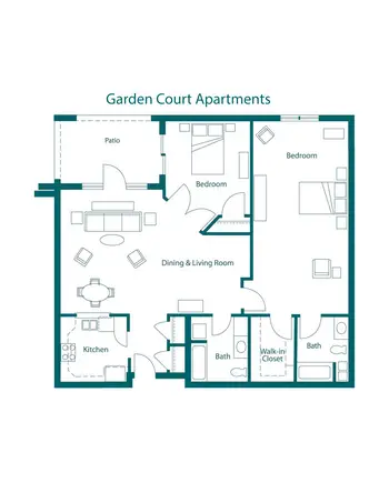 Floorplan of Moravian Manor, Assisted Living, Nursing Home, Independent Living, CCRC, Lititz, PA 2