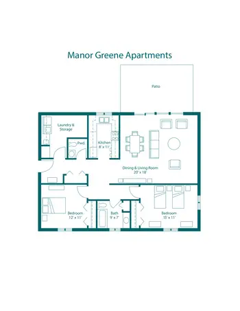Floorplan of Moravian Manor, Assisted Living, Nursing Home, Independent Living, CCRC, Lititz, PA 4