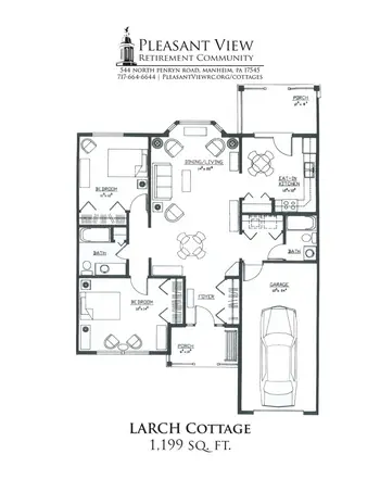 Floorplan of Pleasant View Retirement Community, Assisted Living, Nursing Home, Independent Living, CCRC, Manheim, PA 4