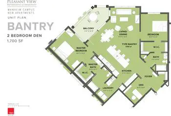 Floorplan of Pleasant View Retirement Community, Assisted Living, Nursing Home, Independent Living, CCRC, Manheim, PA 11