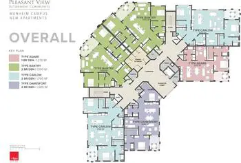 Floorplan of Pleasant View Retirement Community, Assisted Living, Nursing Home, Independent Living, CCRC, Manheim, PA 16